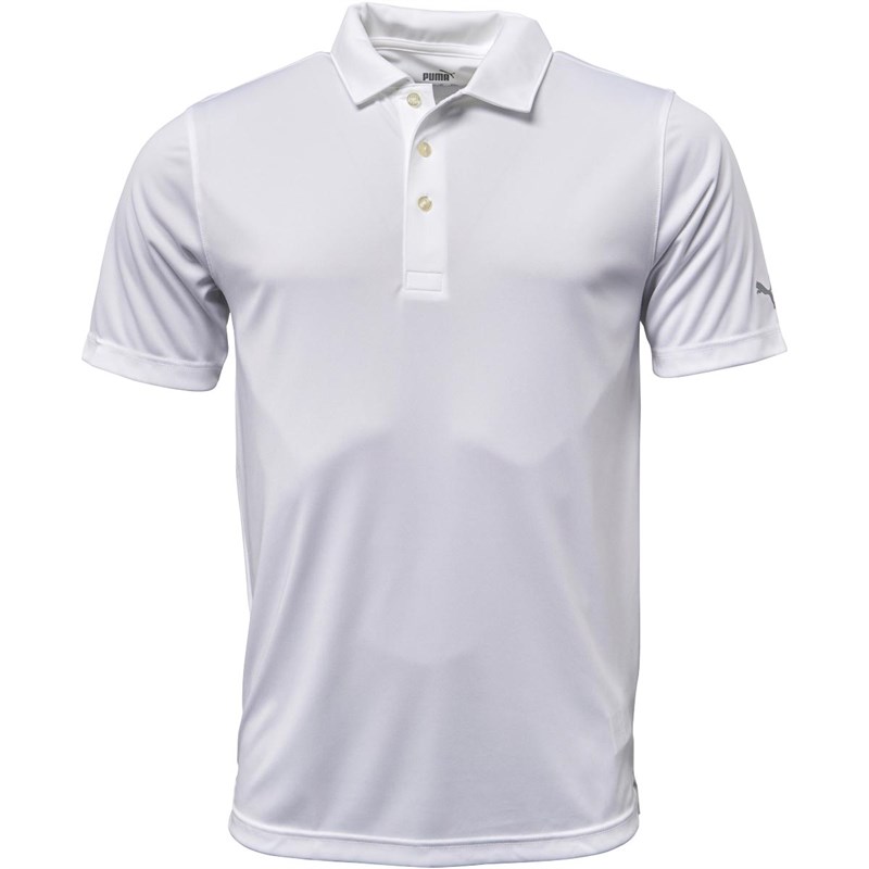 Buy Puma Mens Icon Golf Polo White