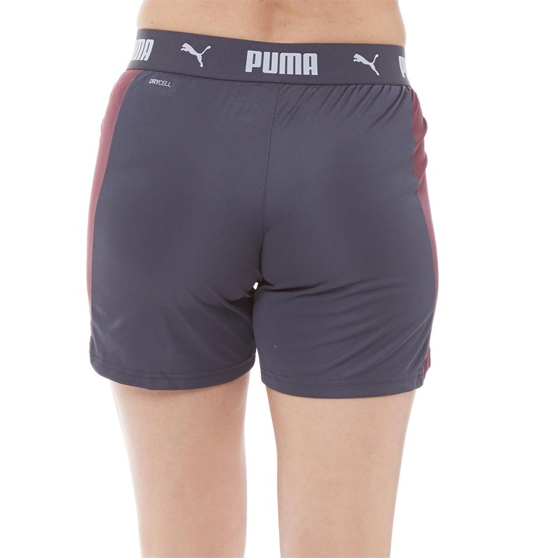 Buy Puma Womens ftblNXT Training Shorts Grey Wine
