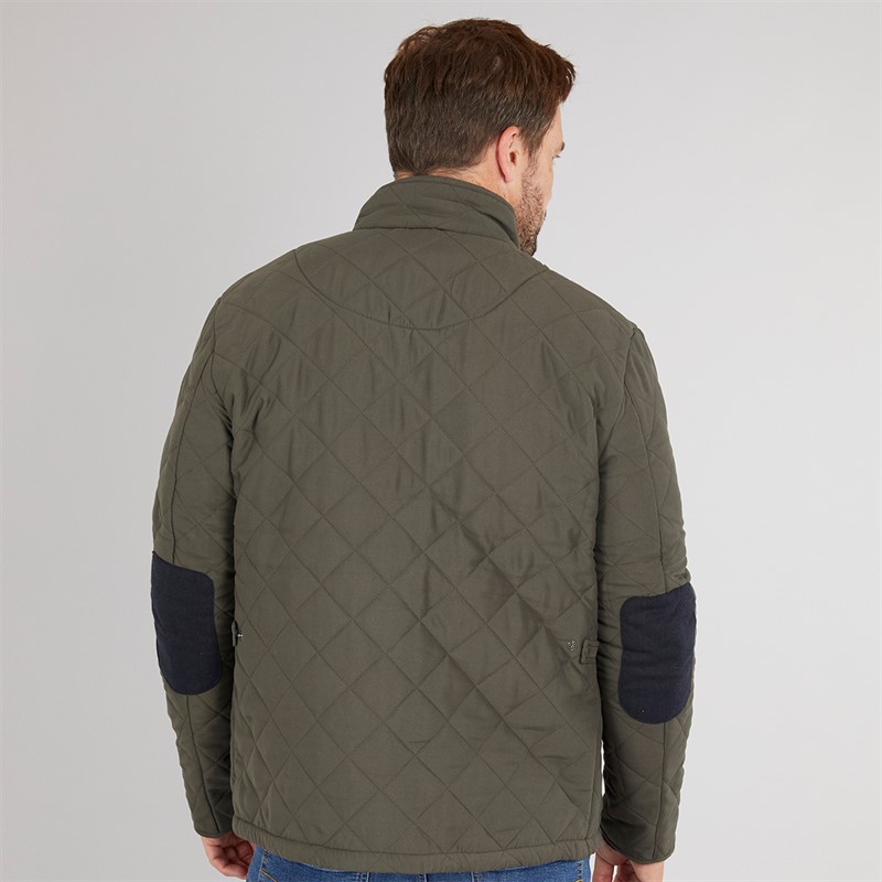 Buy Feraud Mens Prima Quilted Jacket Olive