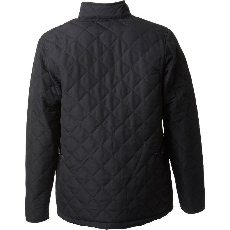 Buy Trespass Mens Argyle Quilted Jacket Black