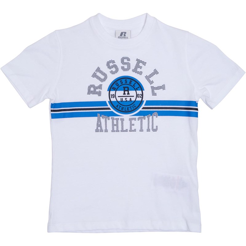 Buy Russell Athletic Infant Collegiate Stripe Graphic TShirt Bright White