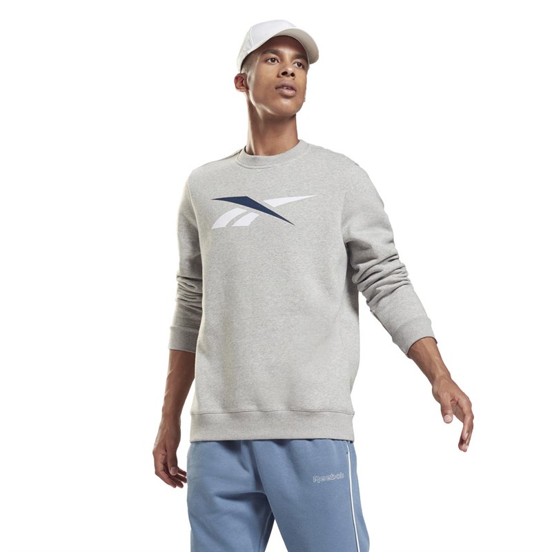 Reebok Heren Essentials Sweaters Grijs
