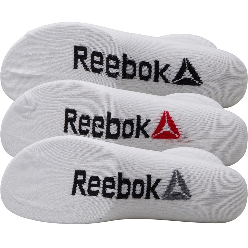 Buy Reebok Mens Three Pack Essentials Training Quarter Socks White