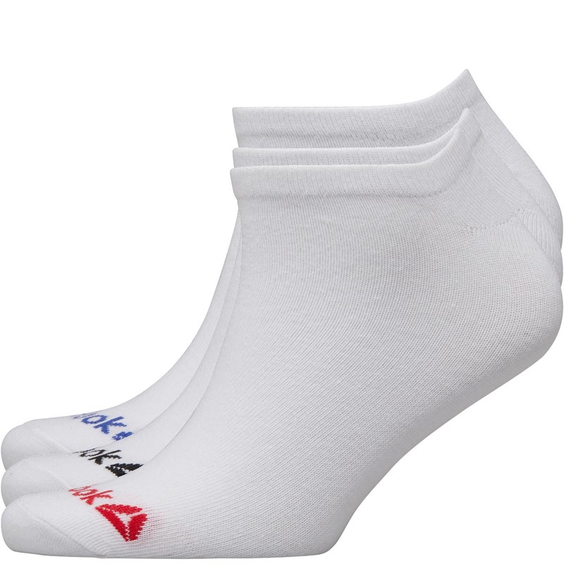 Buy Reebok Mens Three Pack No Show Socks White