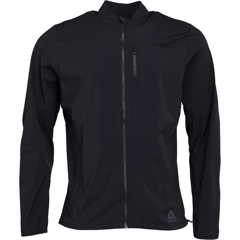 Buy Reebok Mens Running Competition Jacket Black