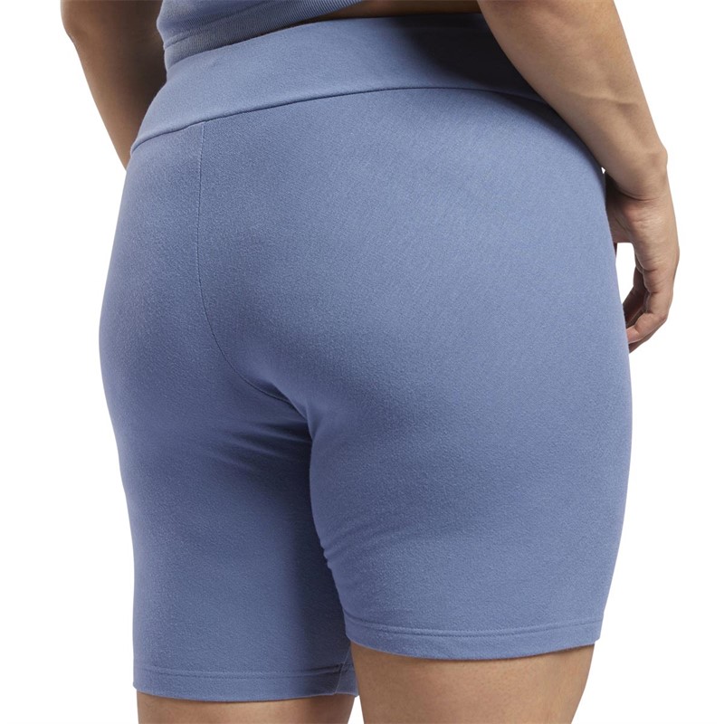 Buy Reebok Classics Womens Classics Cycling Shorts (Plus Size) Blue Slate