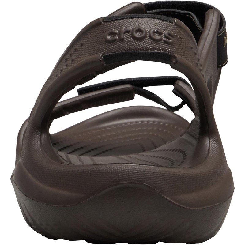 Buy Crocs Mens Swiftwater River Sandals Espresso/Black