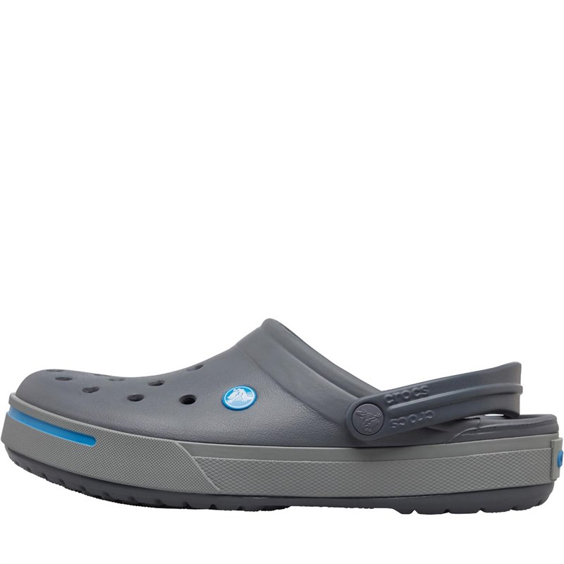 Buy Crocs Crocband II Clogs Charcoal/Light Grey