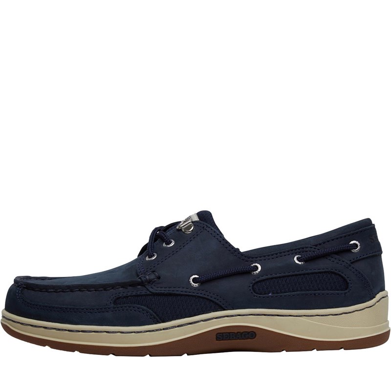Buy Sebago Mens Clovehitch II NBK Boat Shoes Blue Navy