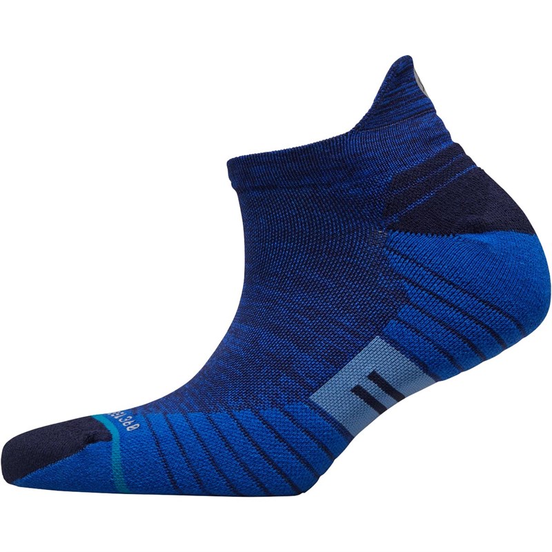 Buy STANCE Mens Solids Cushioned Running Tab Socks Royal Blue
