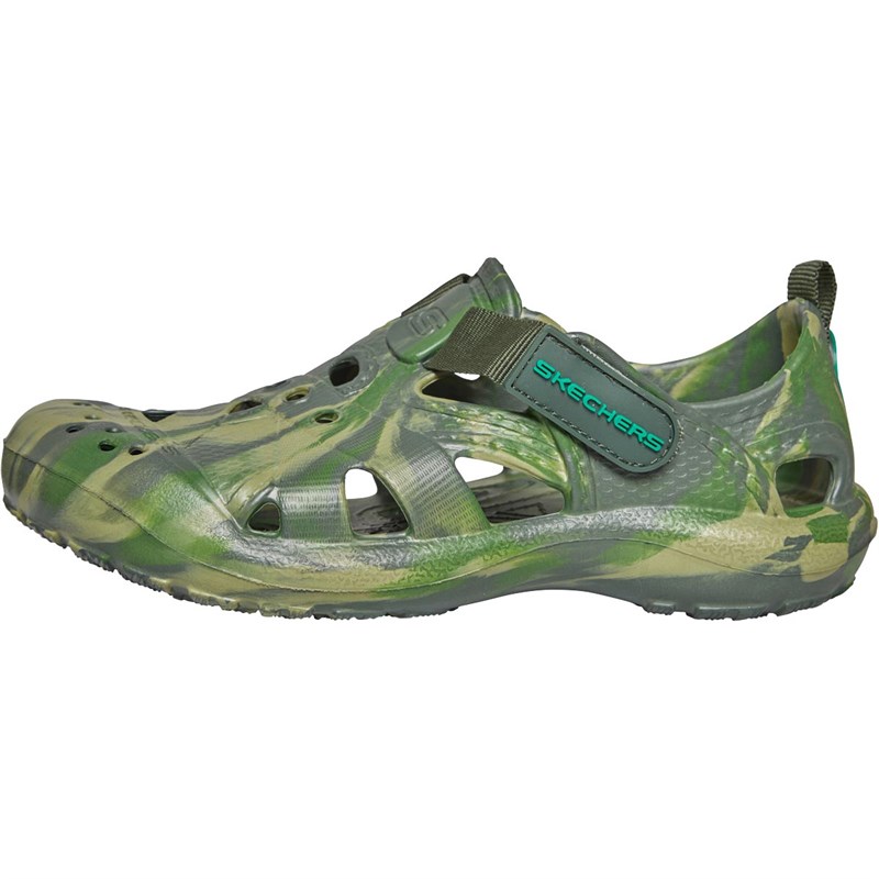 Buy SKECHERS Junior Cali Gear Koolers Slip On Beach Sandal Camo