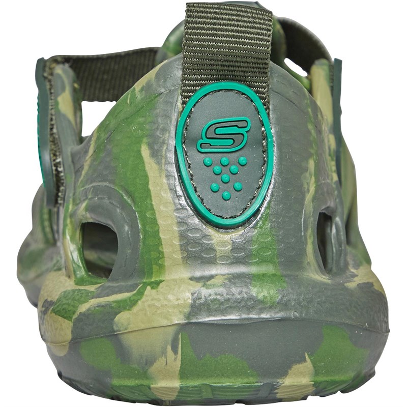 Buy SKECHERS Junior Cali Gear Koolers Slip On Beach Sandal Camo