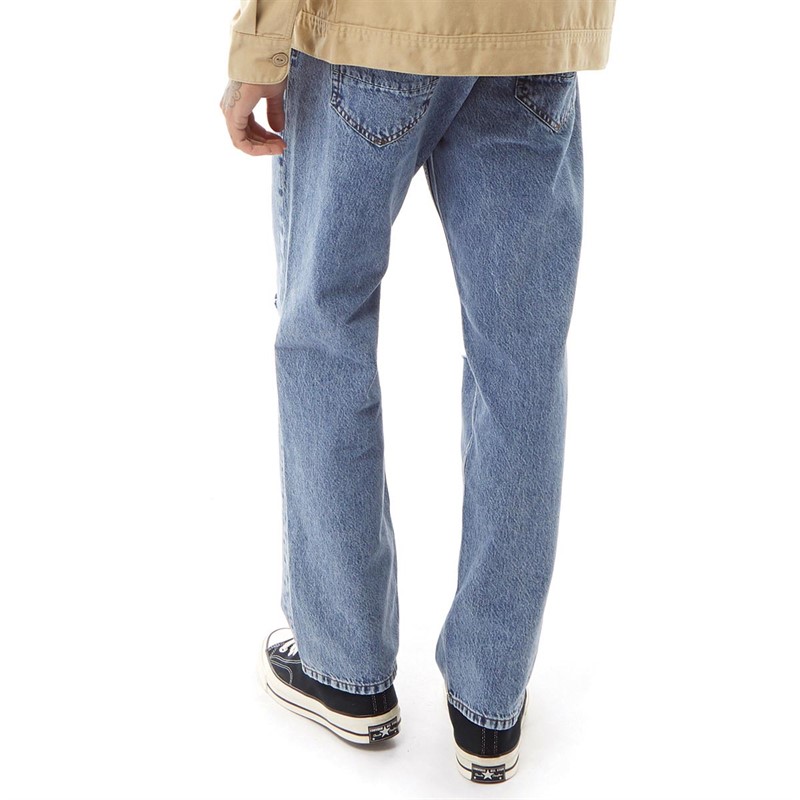 Buy ONLY & SONS Mens Edge Loose Fit Jeans Blue Denim