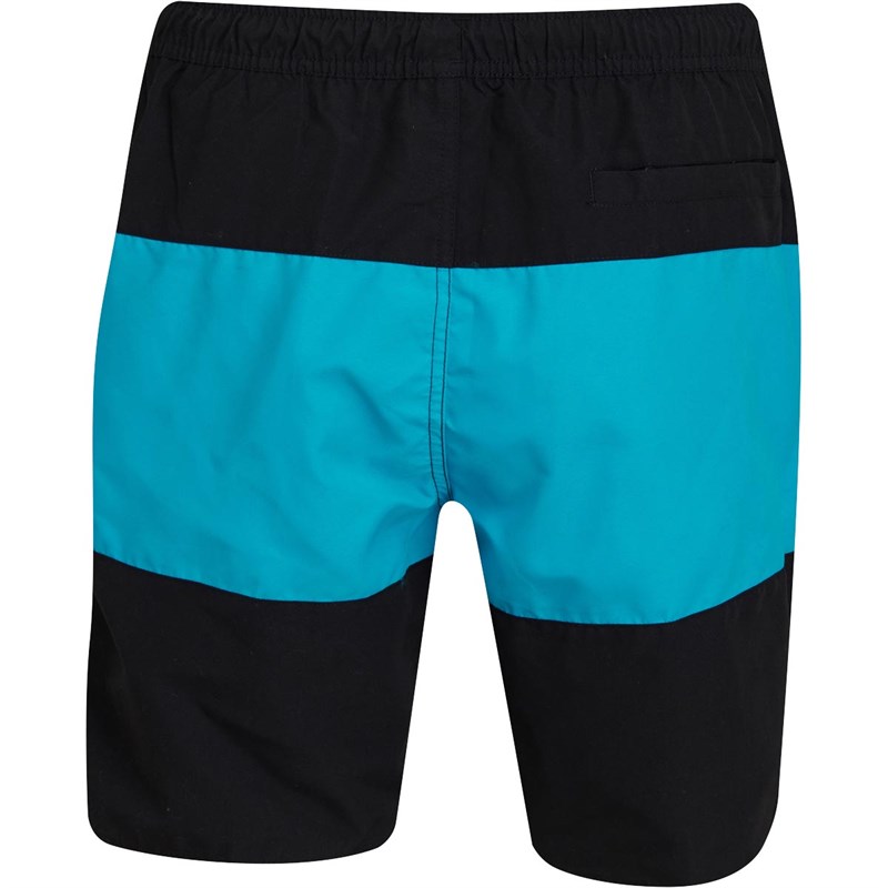 Buy Speedo Mens Panel Leisure 18 Inch Water Shorts Black/Blue
