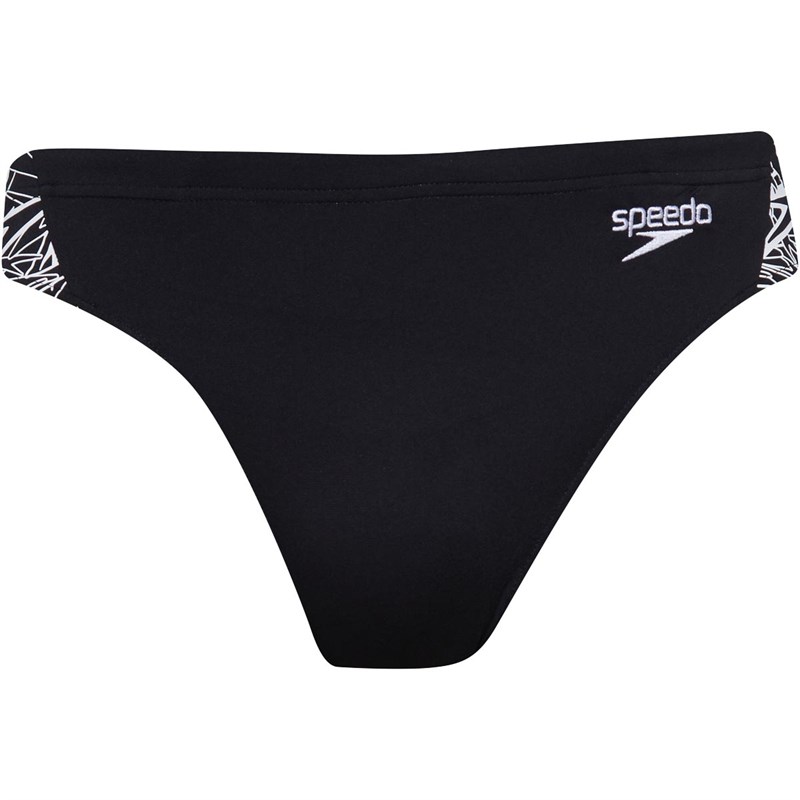 Buy Speedo Mens Boom Slice 7Cm Briefs Black/White