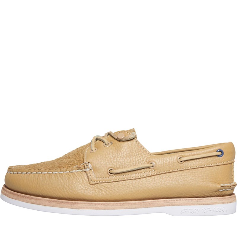 Buy Sperry Mens A/O 3 Eye Suede Deck Shoes Tan