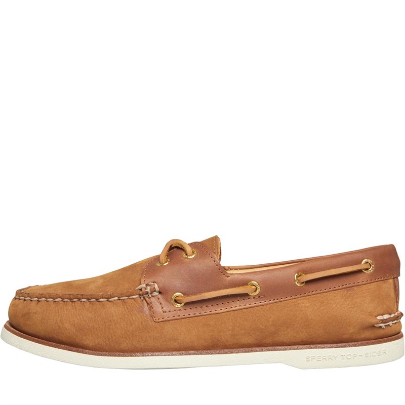 Buy Sperry Mens Gold A/O Seaside Deck Shoes Twig
