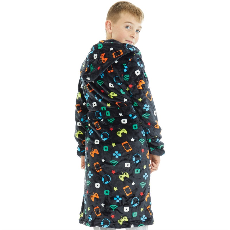 Buy Threadboys Boys Swansea Dressing Gown Navy