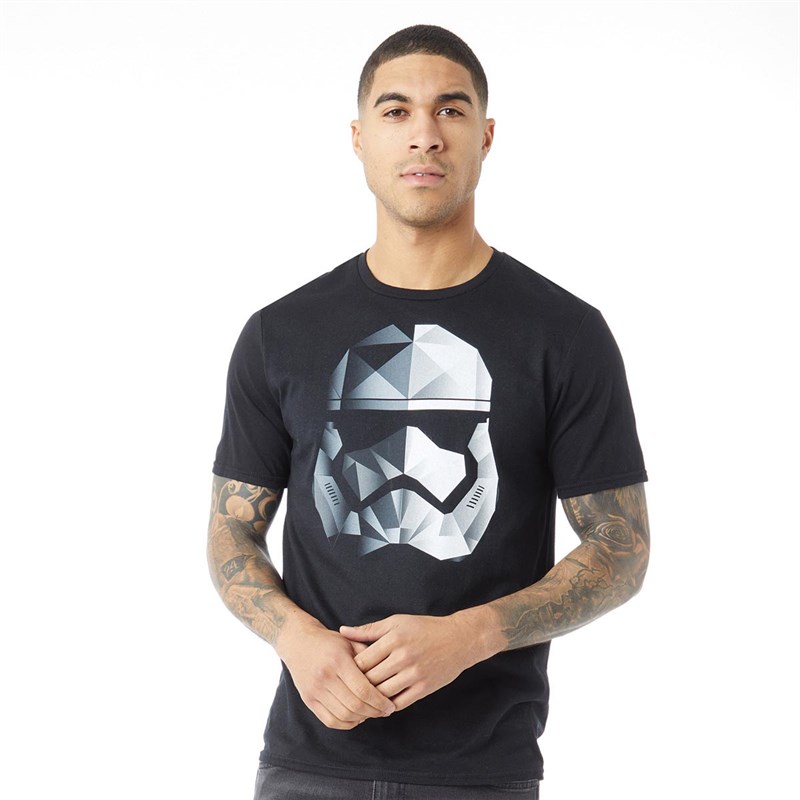 Buy STAR WARS Mens Geo Trooper TShirt Black