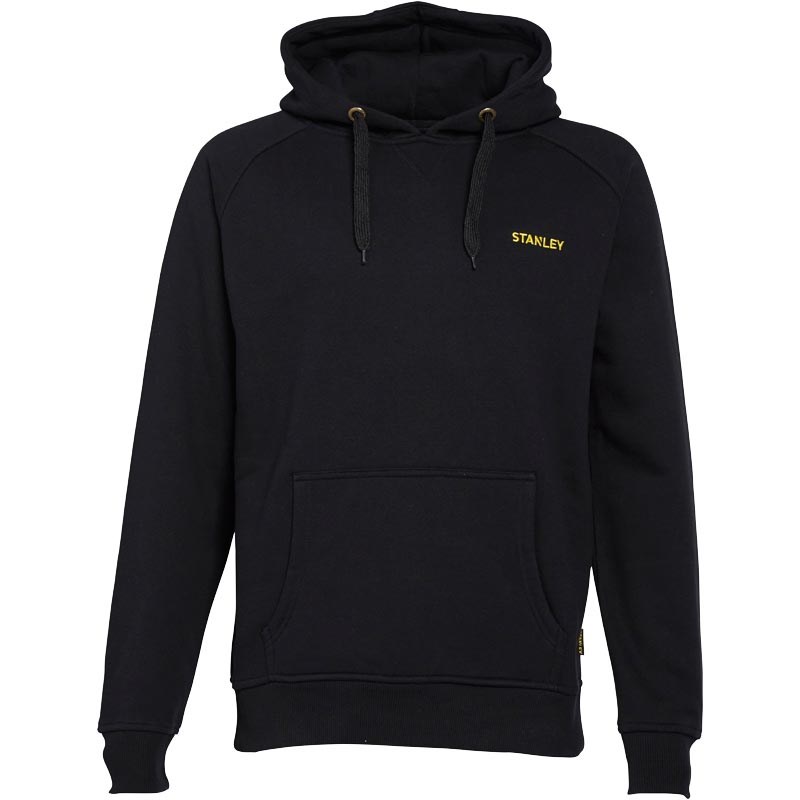 Buy Stanley Workwear Mens Oregon Hooded Sweat Black