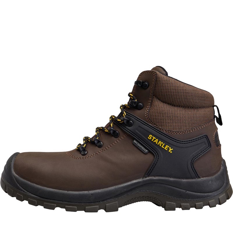 Buy Stanley Workwear Mens Richmond Waterproof Safety Boots Brown