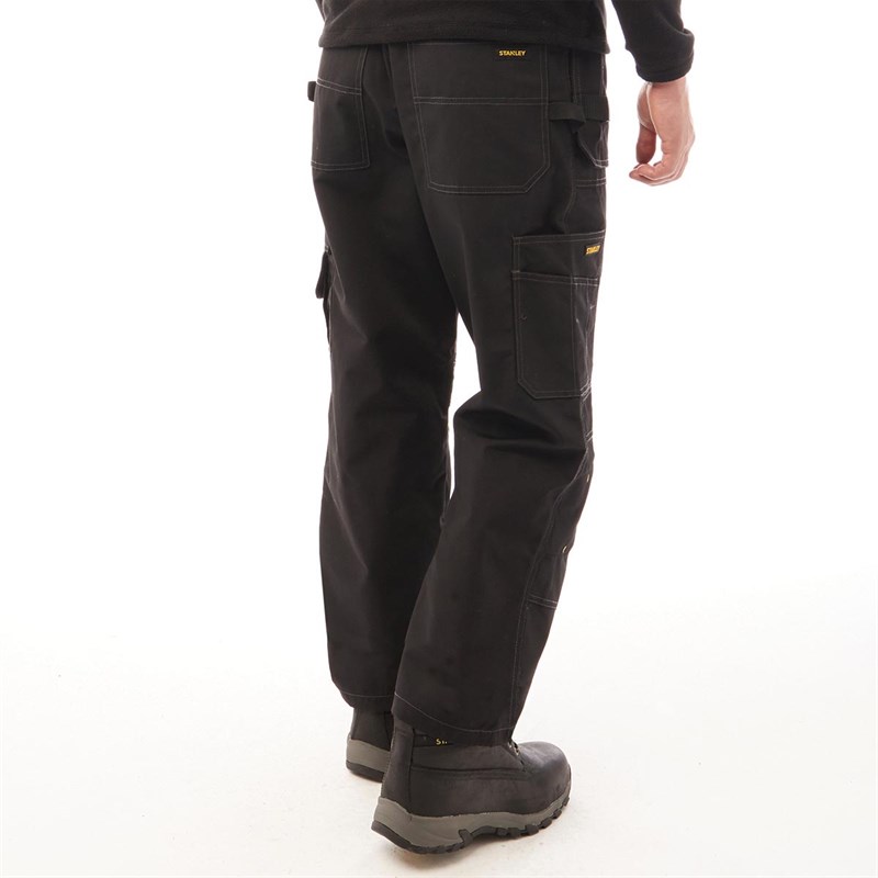 Buy Stanley Workwear Mens Westray Cargo Trousers Black
