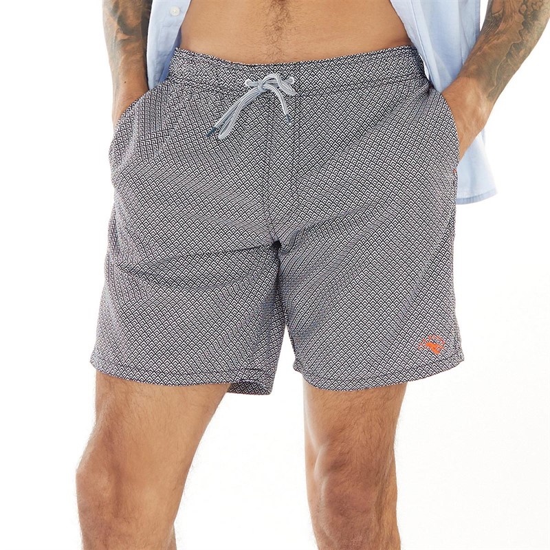 Buy Ted Baker Mens Pinch Printed Swim Shorts Navy