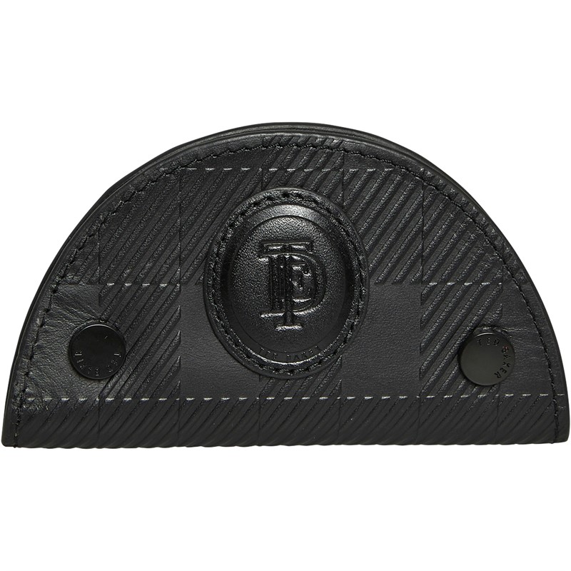 Buy Ted Baker Mens Sharet Leather Check Key And Cardholder Black