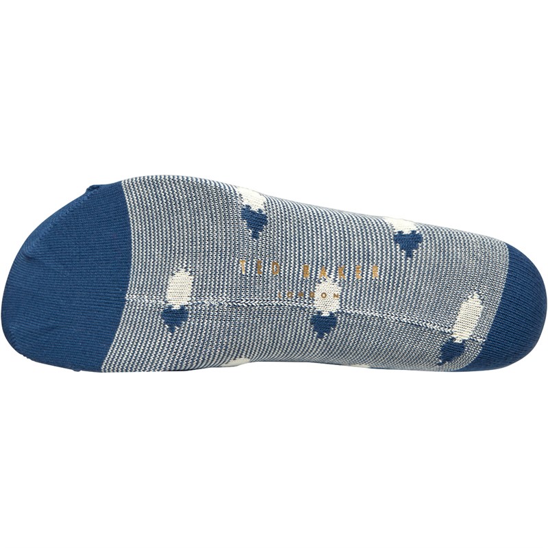 Buy Ted Baker Mens Spotstr Socks Blue