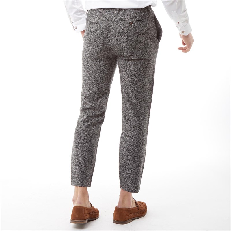 Buy Ted Baker Mens Sniptro Semi Plain Wool Trousers Grey