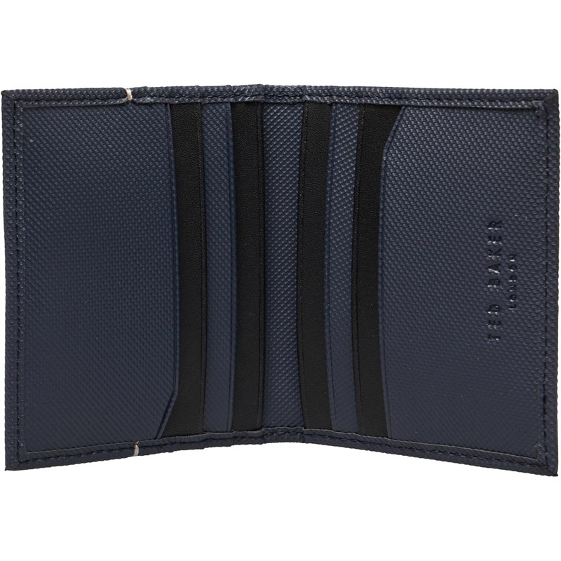 Buy Ted Baker Mens Wonder Micro Perf Leather Card Holder Navy
