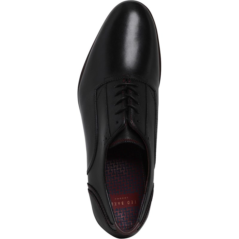 Buy Ted Baker Mens Willah Leather Oxford Shoes Black
