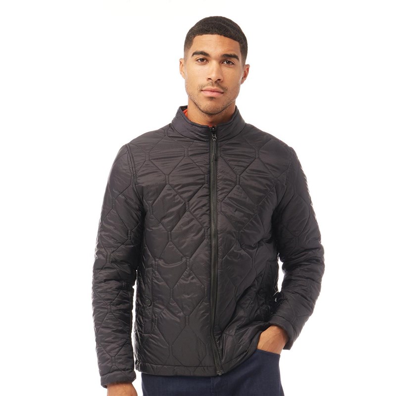 Buy Ted Baker Mens NiLong Sleeveon Quilted Field Jacket Navy