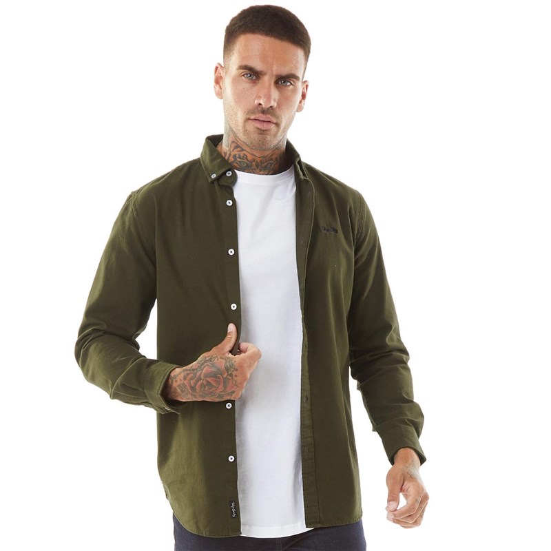 Buy Tokyo Laundry Mens Holkham Long Sleeve Shirt Grape Leaf