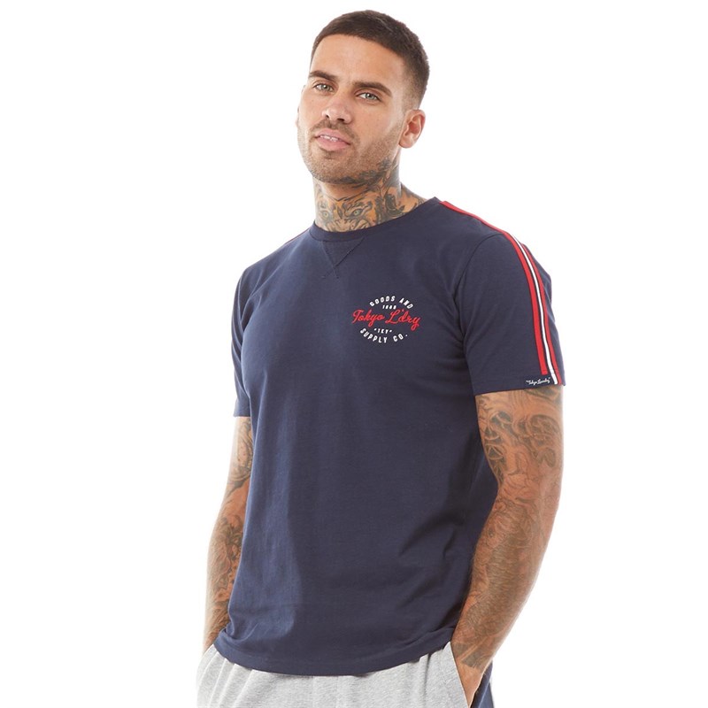 Buy Tokyo Laundry Mens Taper TShirt Navy