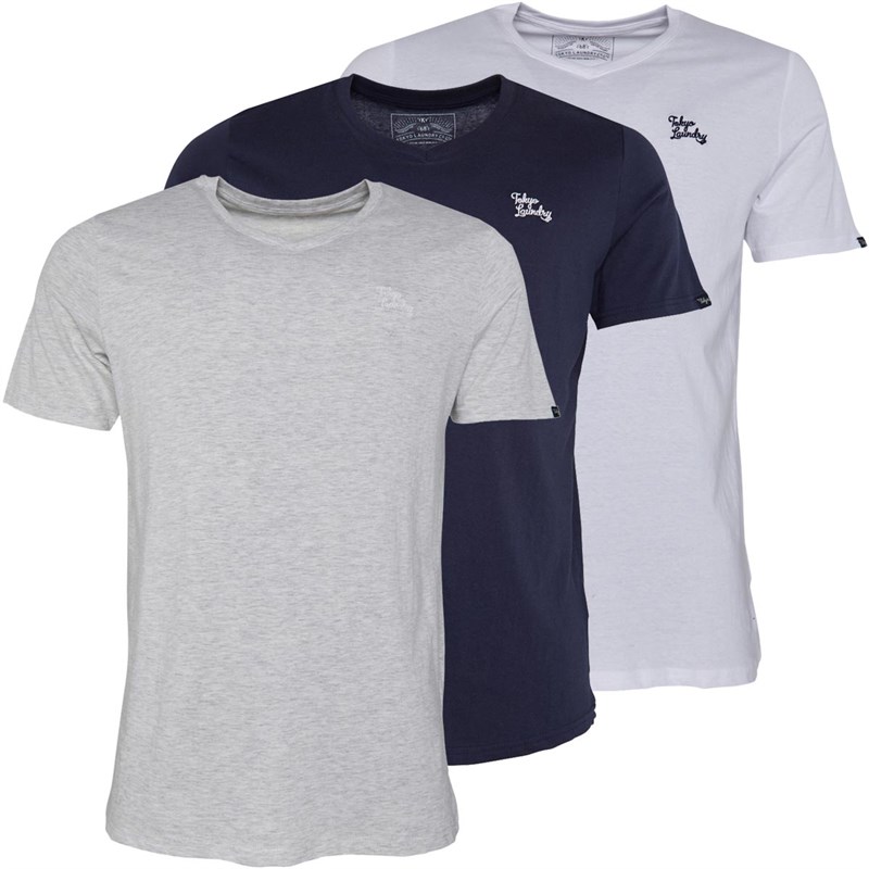 Buy Tokyo Laundry Mens Essentials V Neck Loungewear TShirts Three Pack