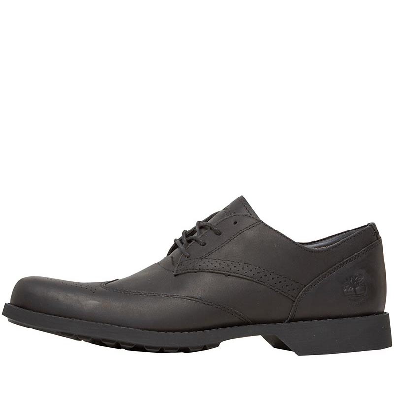 Buy Timberland Mens Fitchburg Wing Tip Oxford Shoes Black