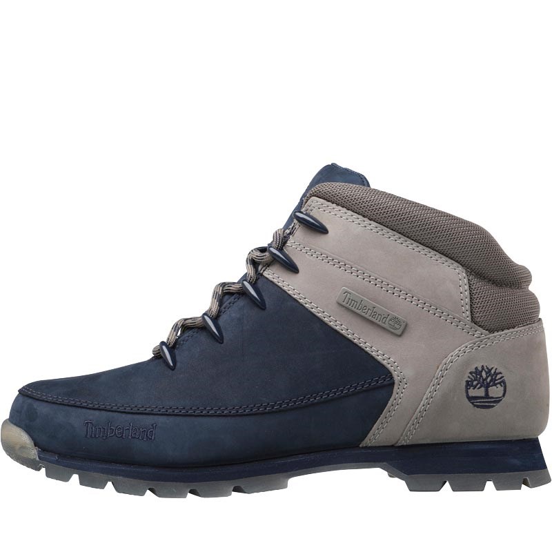 Buy Timberland Mens Euro Sprint Hiker Boots Navy/Grey
