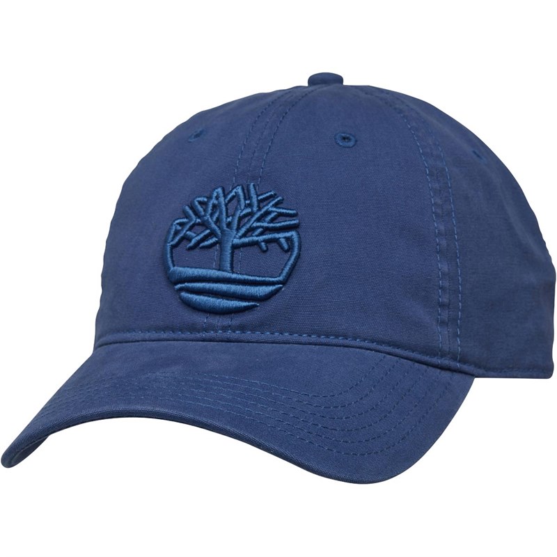 Buy Timberland Mens Soundview Cotton Canvas Baseball Cap Ensign Blue