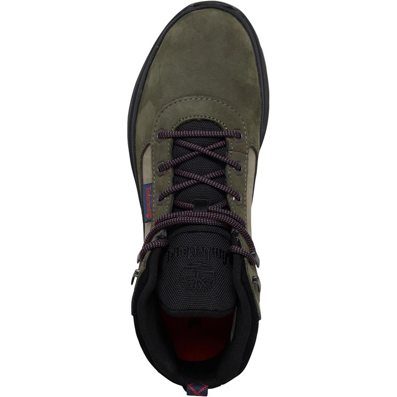 Buy Timberland Mens Field Trekker Mid Boots Dark Green