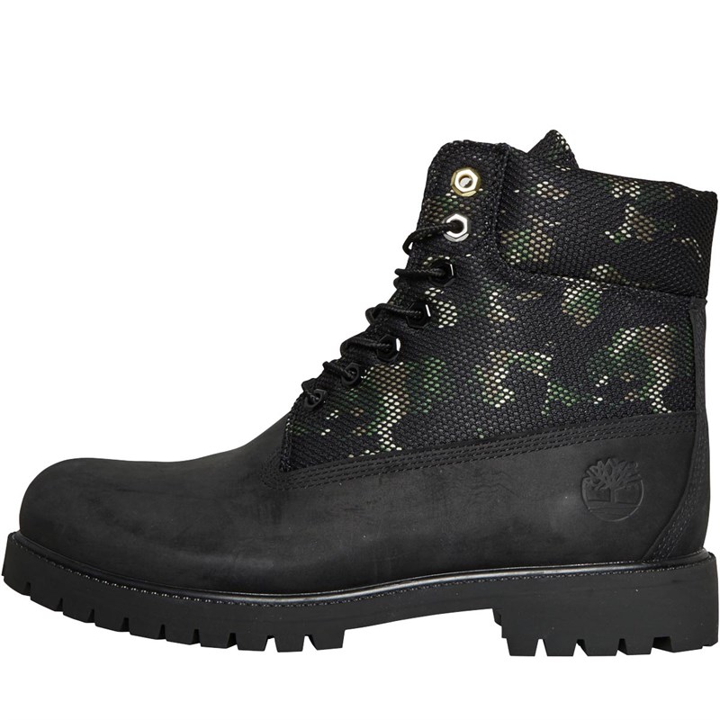 Buy Timberland Mens 6 Inch Heritage WP Boots Black