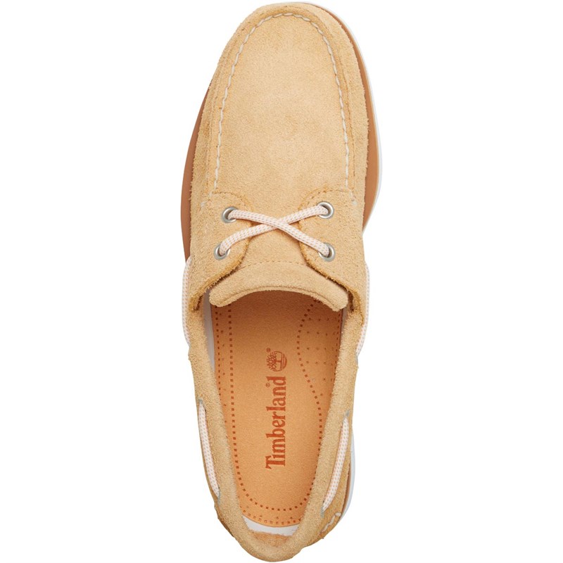 Buy Timberland Mens Classic Boat 2 Eye Deck Shoes Buff Orange
