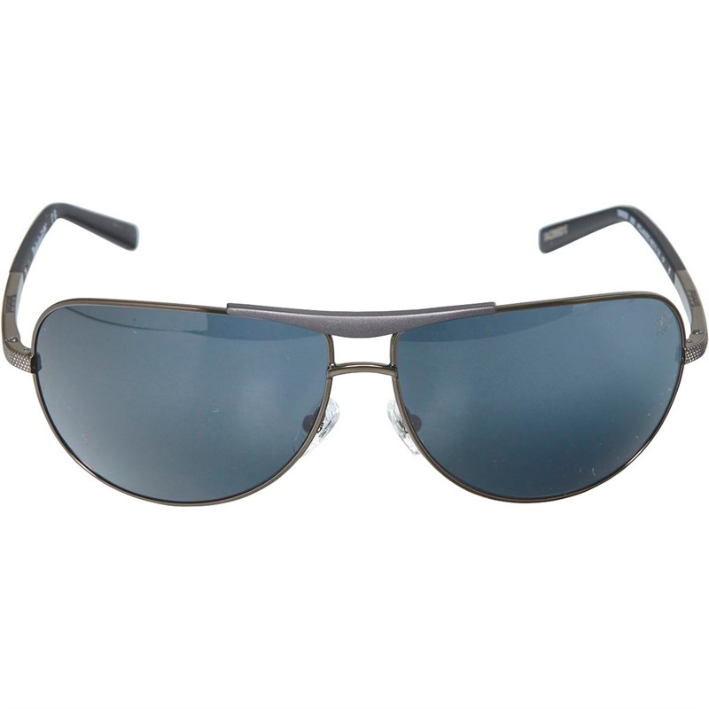 Buy Timberland Mens Metal Sunglasses Shiny Gunmetal/Smoke Polarized