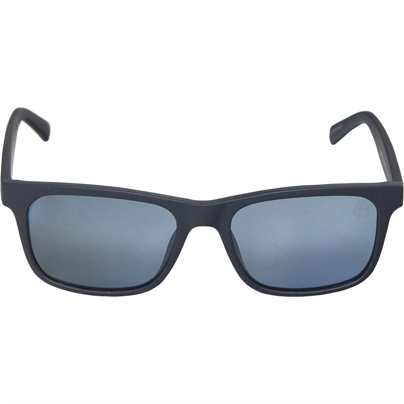 Buy Timberland Mens Injected Sunglasses Matte Blue/Smoke Polarized