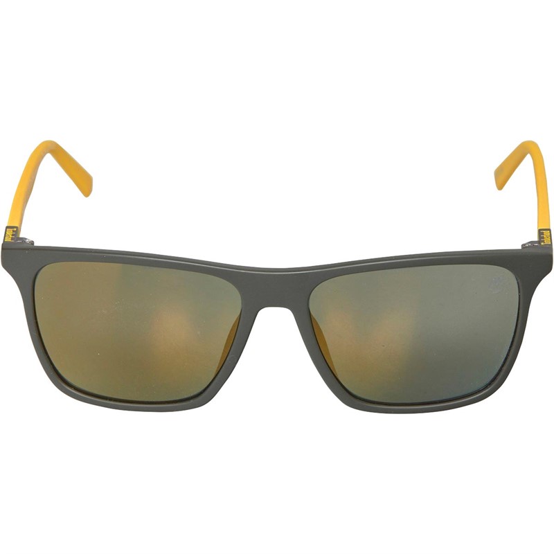 Buy Timberland Mens Injected Sunglasses Matte Dark Green/Smoke Polarized