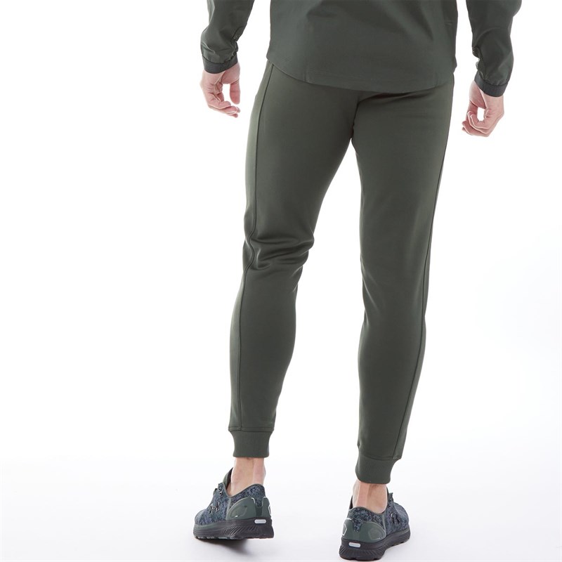 Buy Under Armour Mens Armour Fleece Poly Joggers Khaki Green