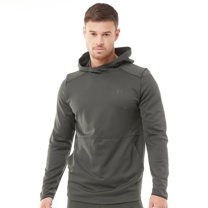 Buy Under Armour Mens MK1 Warm Up Hoodie Baroque Green/Black