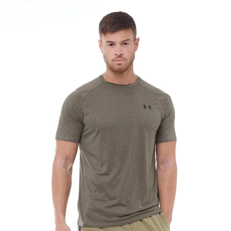 Buy Under Armour Mens Tech 2.0 Seasonal Top Outpost Green/Black