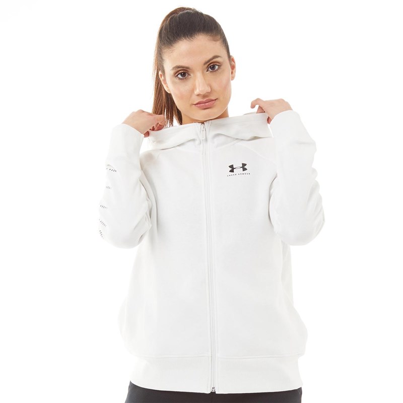 Buy Under Armour Womens Rival Fleece Sportstyle Graphic Full Zip Hoodie