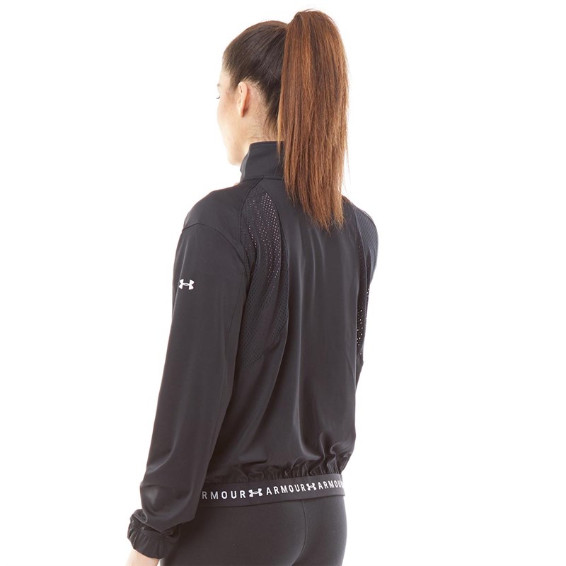 Buy Under Armour Womens HG HeatGear Armour Full Zip Jacket Black/White